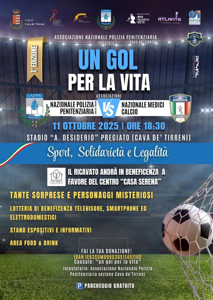 Un Goal per la Vita: Sport, Solidarietà e Comunità a Cava de' Tirreni