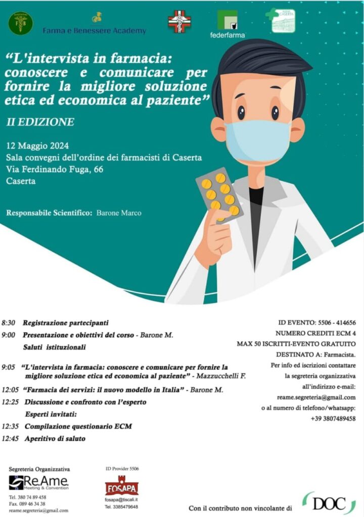 Convegno Ordine dei Farmacisti di Caserta. 